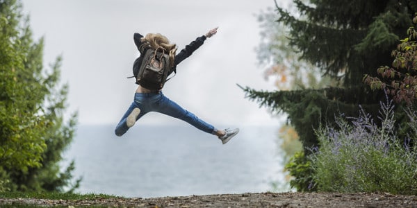 best year ever - woman jumping
