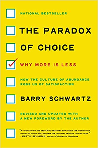 Top 5 Decision Making Books - The Paradox of Choice cover