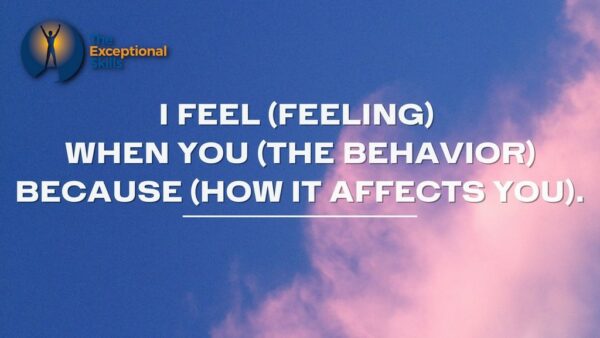 Conflict Resolution - I message