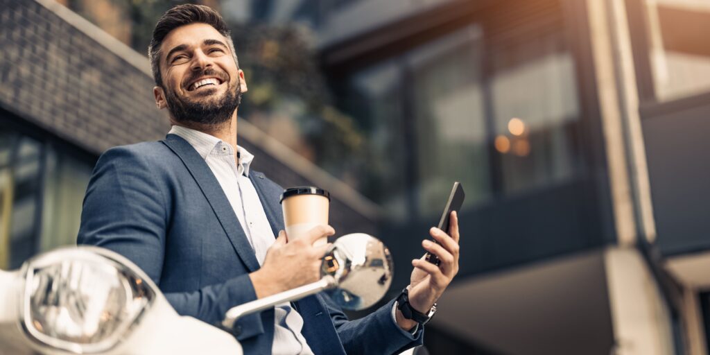 Start a conversation with a stranger - Act confident